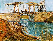 Vincent Van Gogh Drawbridge at Arles china oil painting reproduction